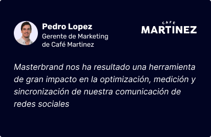 Testimonio de Cafe Martinez